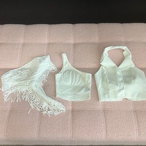 NWOT - SHEIN Bundle: 3 White Tops